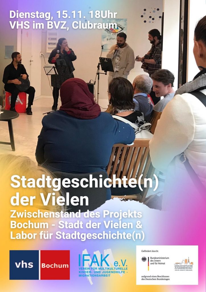 IFAK e.V. Stadtgeschichte(n) der Vielen Projektvorstellung in der VHS
